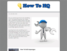 Tablet Screenshot of howtohq.com